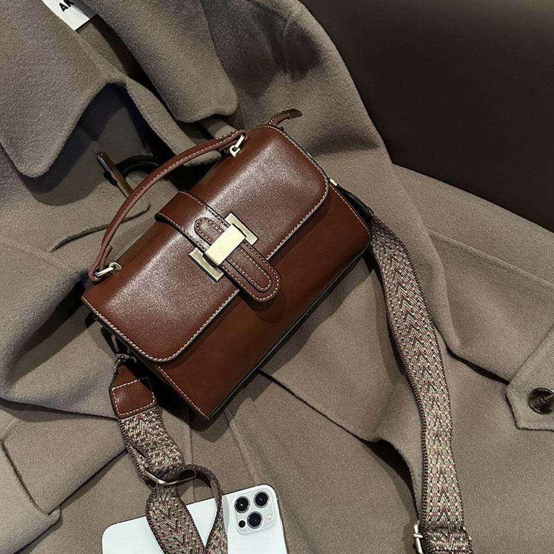 Bags for Women, Small Square Bags, Crossbody, Armpit Bags, Retro Leather Bags, Women's Bags, Light Luxury Shoulder Bags, Small Bags