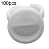 100Pcs Disposable Glue Ring Pallet Holder for Eyelash Extension Tattoo Pigment