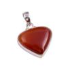 Natural Red Onyx Gemstone Handmade 925 Solid Silver Jewelry Pendant 1.50'' E5I28