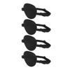 10pcs Eye Patch Adjustable Soft Elastic Strabismus Amblyopia Eye Patch for Children Adult Black