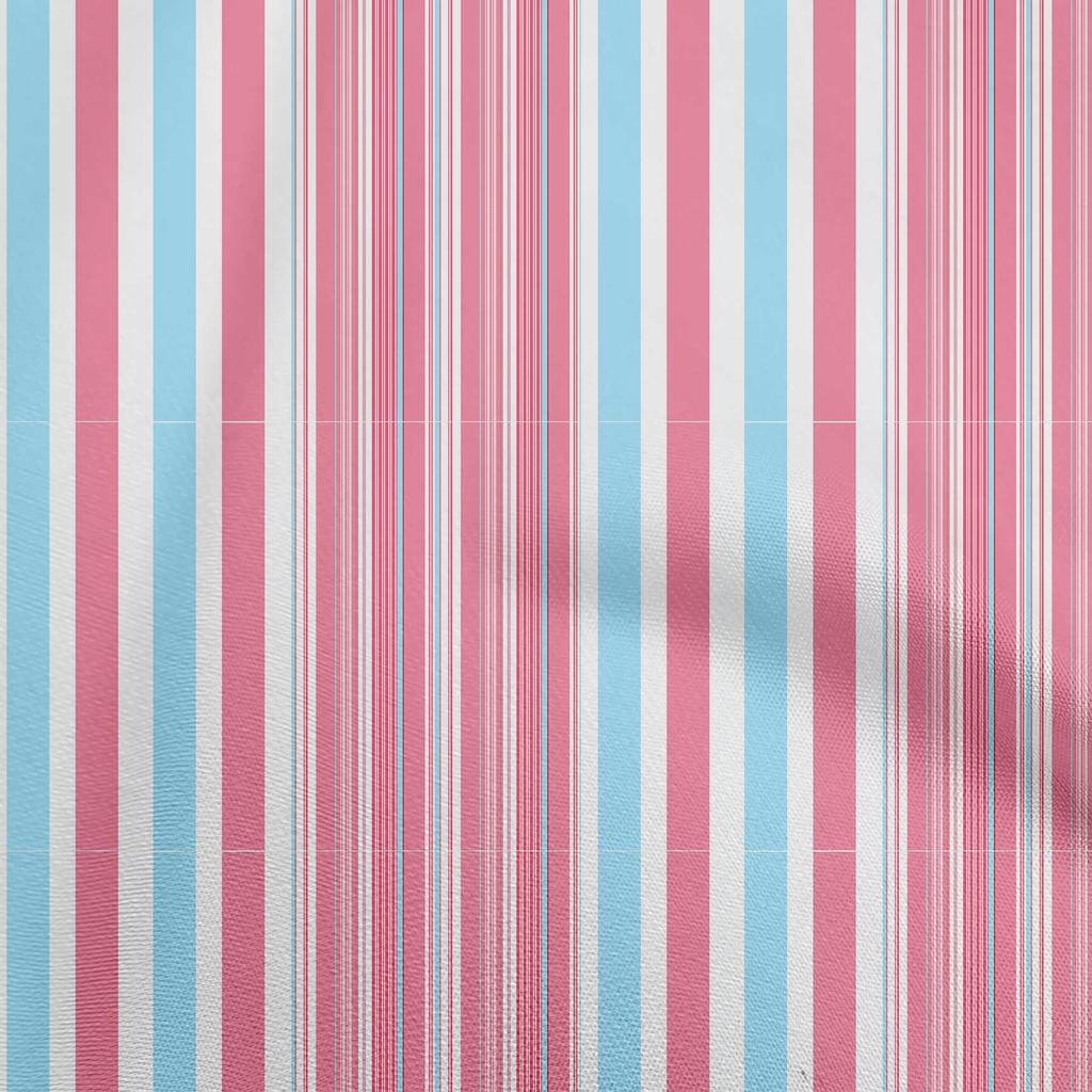 oneOone Cotton Flex Beige Fabric Stripes Dress Material Fabric Print Fabric By The Yard 40 Inch