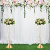 Luxurious Acrylic Crystal(21.9"/55.6cm H) 2Pcs Flower Stand Wedding Centerpieces on Floor