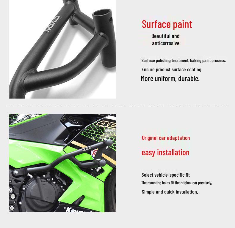 Kawasaki NINJA400/Z400 Racing Front Guard Anti-fall Bumper Bar Spring Head