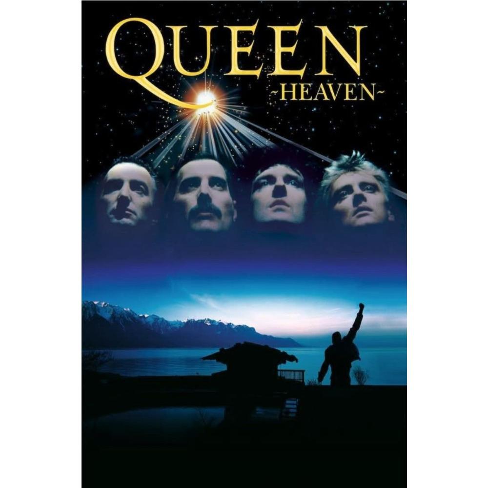 Metal Queen Band Wall Decor, Handmade 3D Tin Art for Living Room Bedroom Music Studio