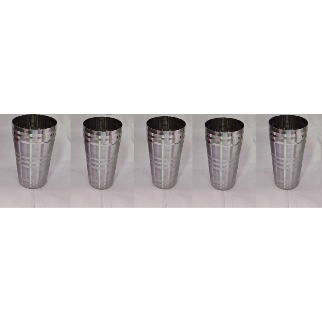 @ Stainless Steel Lassi Glass Big Size For Drinking Set Of 4 750 ml 716 Gm Zr-1757-60%Off