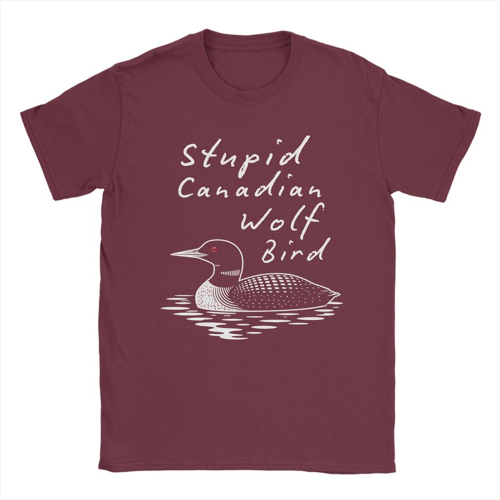 Unisex T-Shirts Dummer Kanadischer Wolf Vogel Ilya Rozanov Erhitzte Rivalität Erstaunliches Baumwoll-T-Shirt Kurzarm-T-Shirts O-Ausschnitt Oberteile