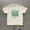 Summer Womens Vintage  Almond Blossom Tshirt Cotton Streetwear Oversized Loose Casual Short Sleeve Suitable For All Seasons