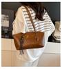 2025 New Women's Autumn/Winter Retro Textured Shoulder Handbag Tote