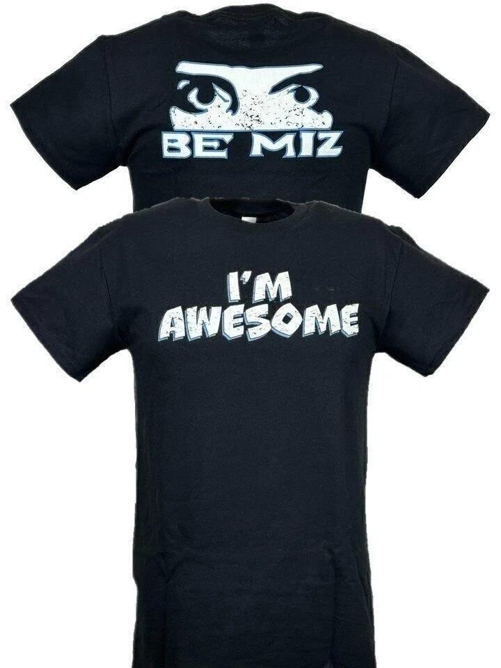 The Miz Im Awesome Blue Black Unisexs Tshirt S