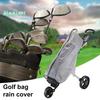 Copertura antipioggia pieghevole per sacca da golf - Impermeabile e antipolvere, copertura antipioggia trasparente in PVC, resistente, per golfisti donne uomini