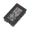 Thermometer Hygrometer Black LCD HD Digital Display Embedded Electronic Temperature Humidity Meter