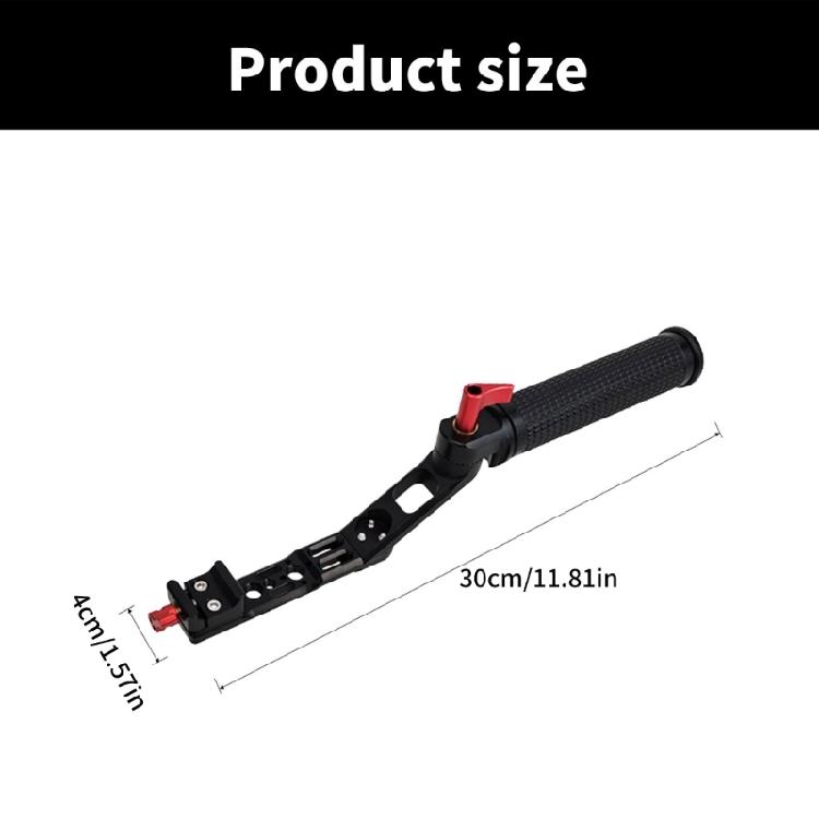 Silicone Handgrip  For SLR Camera Stabilizer Foldable Camera Expansion Bracket With Cold Shoe Mounts