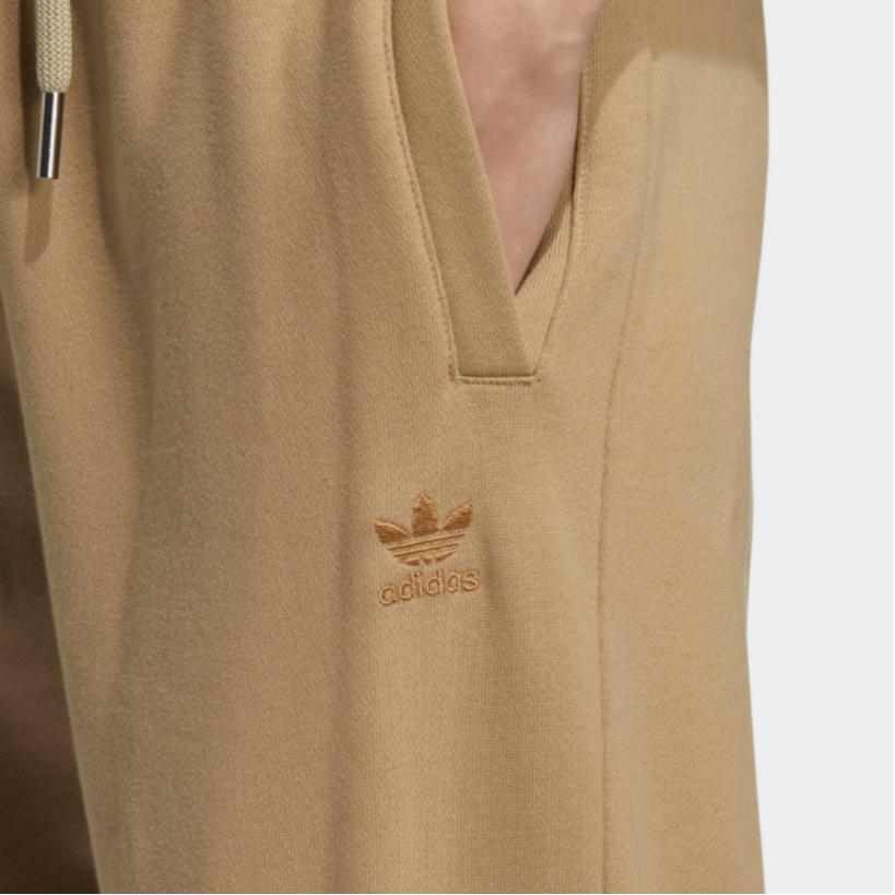 Adidas Originals Clover Print Lace-Up Elastic Waist Joggers Men Bottoms Yellow IC8167