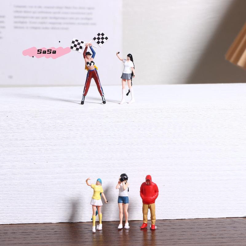 S-1 Pc 1/64 Miniature Sand Table Figure Model Diorama - Creative Photography Prop Collection Decoration For Scenery Layout