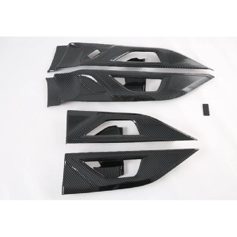 4 Car Interior Handle Decorative Strip Carbon Fiber For Subaru Outback -