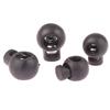 50Pcs Rope Cord Locks Clip Ends Round Ball Shape Luggage Lanyard Stopper Sliding Plastic Sewing Garden Home Cord Locks