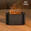 Mini Colorful Flame Air Aroma Diffuser Humidifier Aromatherapy Essential Oil Diffuser with Auto Off for Home Bedroom Office