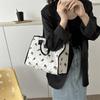 Elegant Canvas Shoulder Bag For Women Spacious 2023 Fashion Floral Tote
