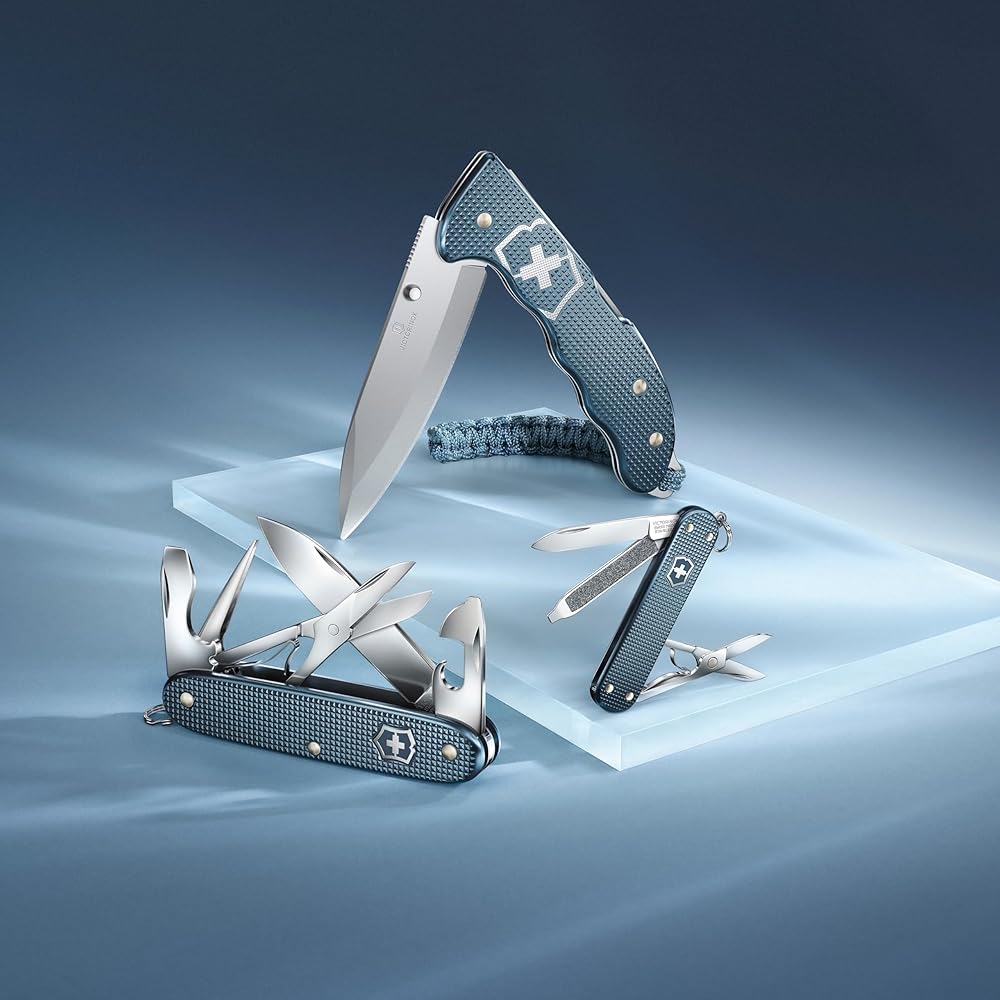 Victorinox Classic SD Alox Limited Edition 2026 Glacial Blue Swiss Army Knife Multi-Tool with Scissors and Screwdriver