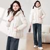 Women's short cotton-padded clothes, winter foreign style, high-end hooded and thin, thickened warm cotton-padded jacket ins jacket tide