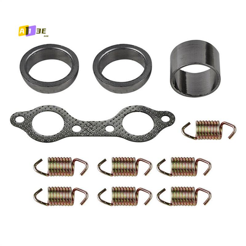 A03E-UTV Exhaust Pipe Manifold Gasket And Spring Rebuild Kit Accessories For Polaris RZR 800 2008-2010 5811511 3610047 5250091
