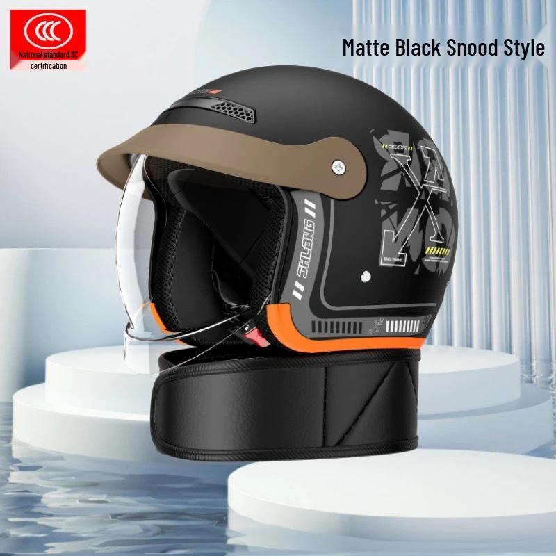 

3C Certified Helmet with Hidden Neck Warmer for Winter Cold Protection - Unisex. Adult/Ships Same Day