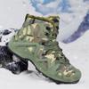 Neue Herren Schneestiefel Arbeitskleidung High Top Camouflage Schuhe Modisch und Vielseitig Denim Herbst und Winter Outdoor Warme Stiefel