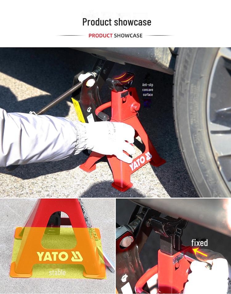 YATO Verdicktes Auto-Sicherheitsbock-Stützwerkzeug für Reifenwechsel und Reparatur
