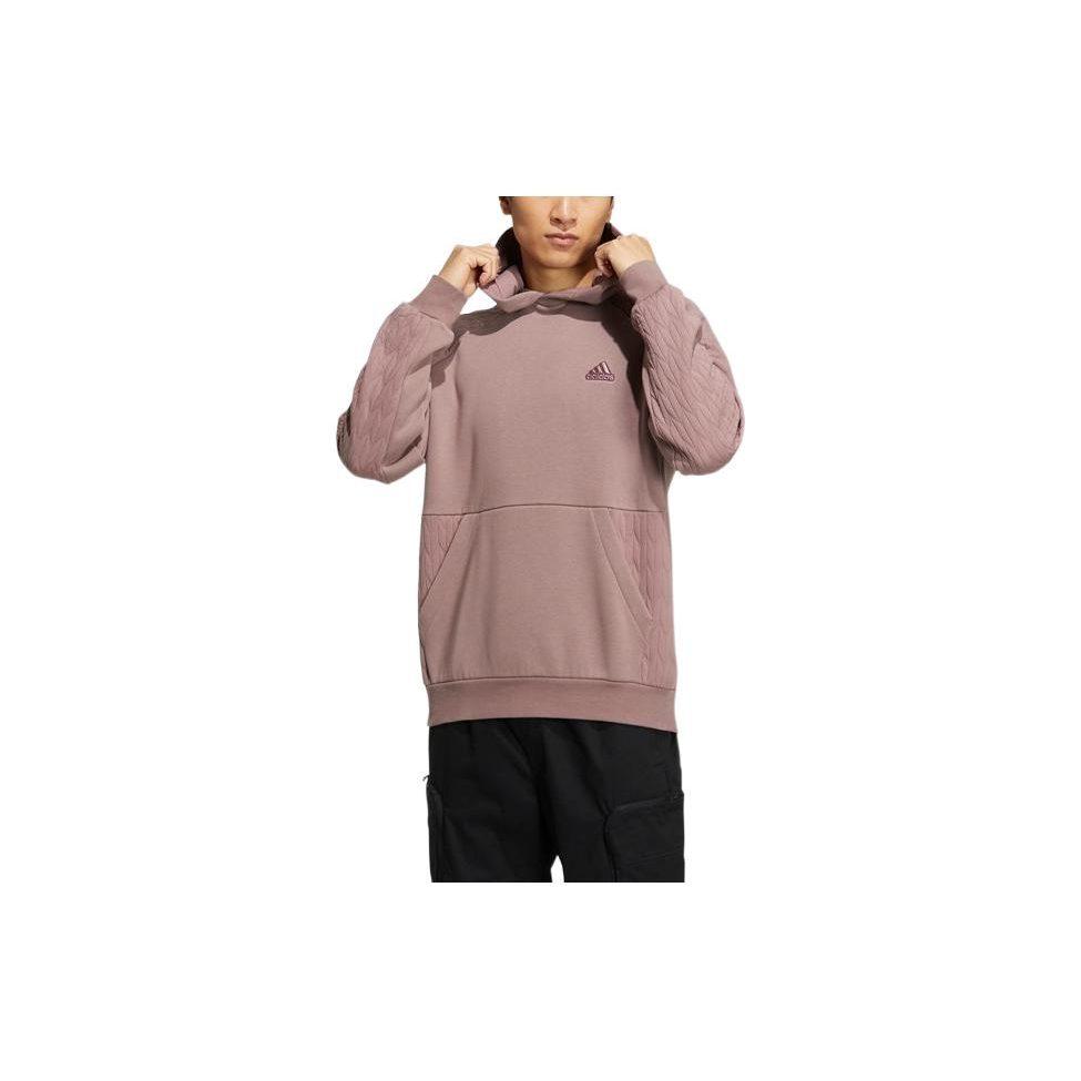 Adidas Sweatshirts Men's Purple Hooded Moderate Regular HN9000