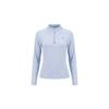 Running T Shirts Women's Light Blue Half Open Collar Moderate 2012D667-400