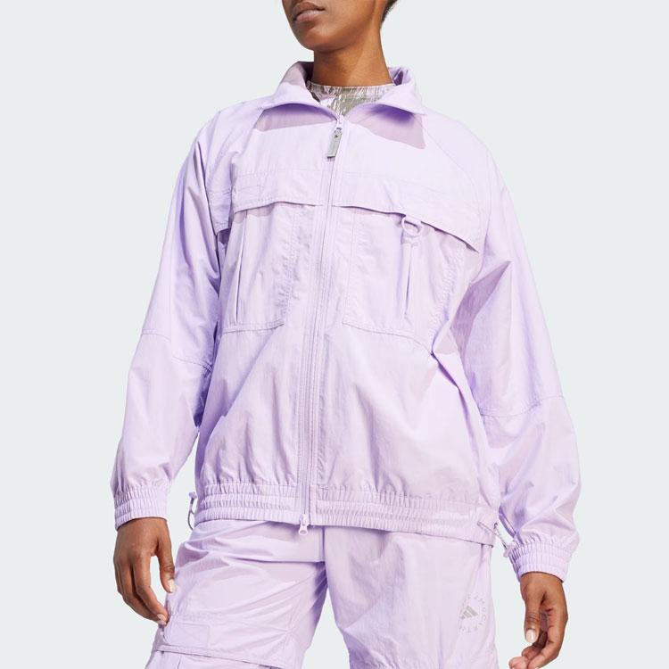 Adidas X Stella McCartney Truecasuals Solid Track Jacket Women Jacket Pink Purple IL4180