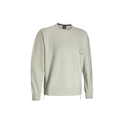L4L Elevated Solid Fleece Crew Sweatshirt Men Sweatshirt Dusty-Pink Gray 1387975-273
