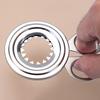 1Pc Stainless Steel Boiled Egg Cutter Kitchen Tool Egg Scissors Shell Peeler - Easy To Use Egg-Splitting Kitchen Accessory