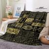 Egyptian Pictograph And Symbol Printing Blanket Fashion Warm Blankets Home Travel Soft And Comfortable Blanket Birthday Gift