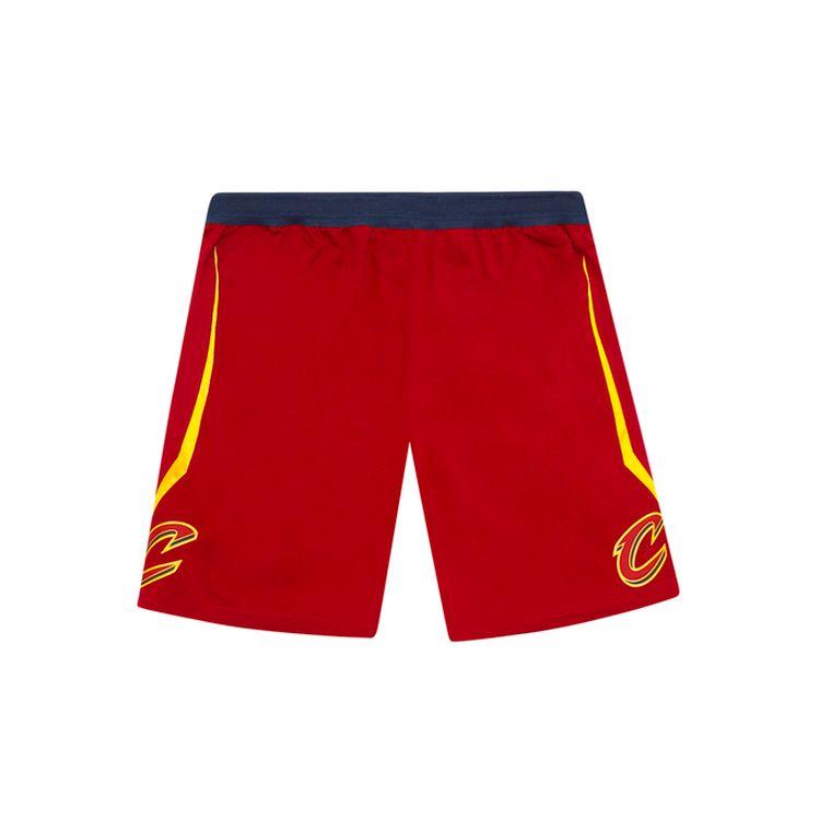 Nike NBA Cleveland Cavaliers Authentic Player Edition Moisture-Wicking Loose-Fit Mid-Rise Basketball Shorts Men Bottoms Team-Red 866375-677