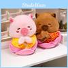 Capybara Cute Cartoon Buddha Popcorn Fries Plush Toy Girls Children Gift Holiday