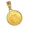 K24 Pure Gold Mynt Anheng Topp Pump Angel Enkel ramme K18 gravert [SPERANZA] 2,5g
