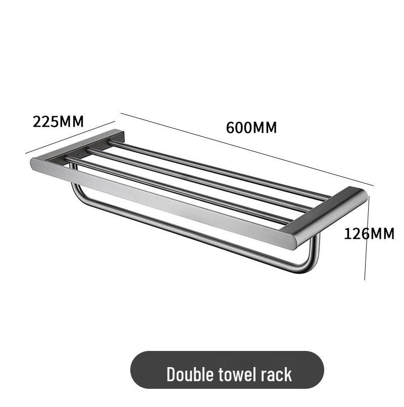 304 Stainless Steel Bathroom Towel & Storage Rack