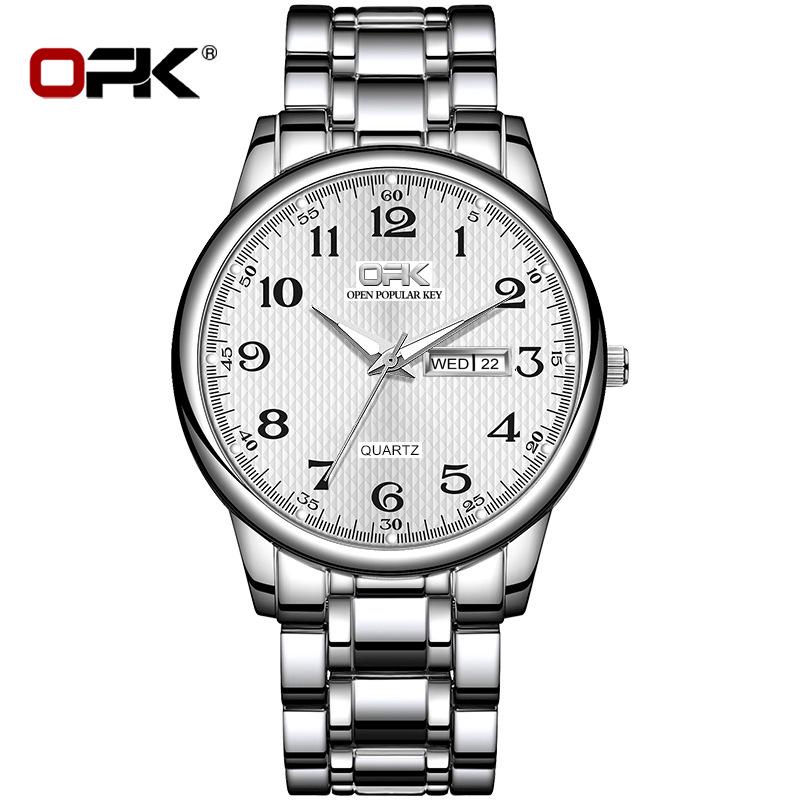 OPK Men's Double Calendar Quartz Watch - Douyin Hot Seller