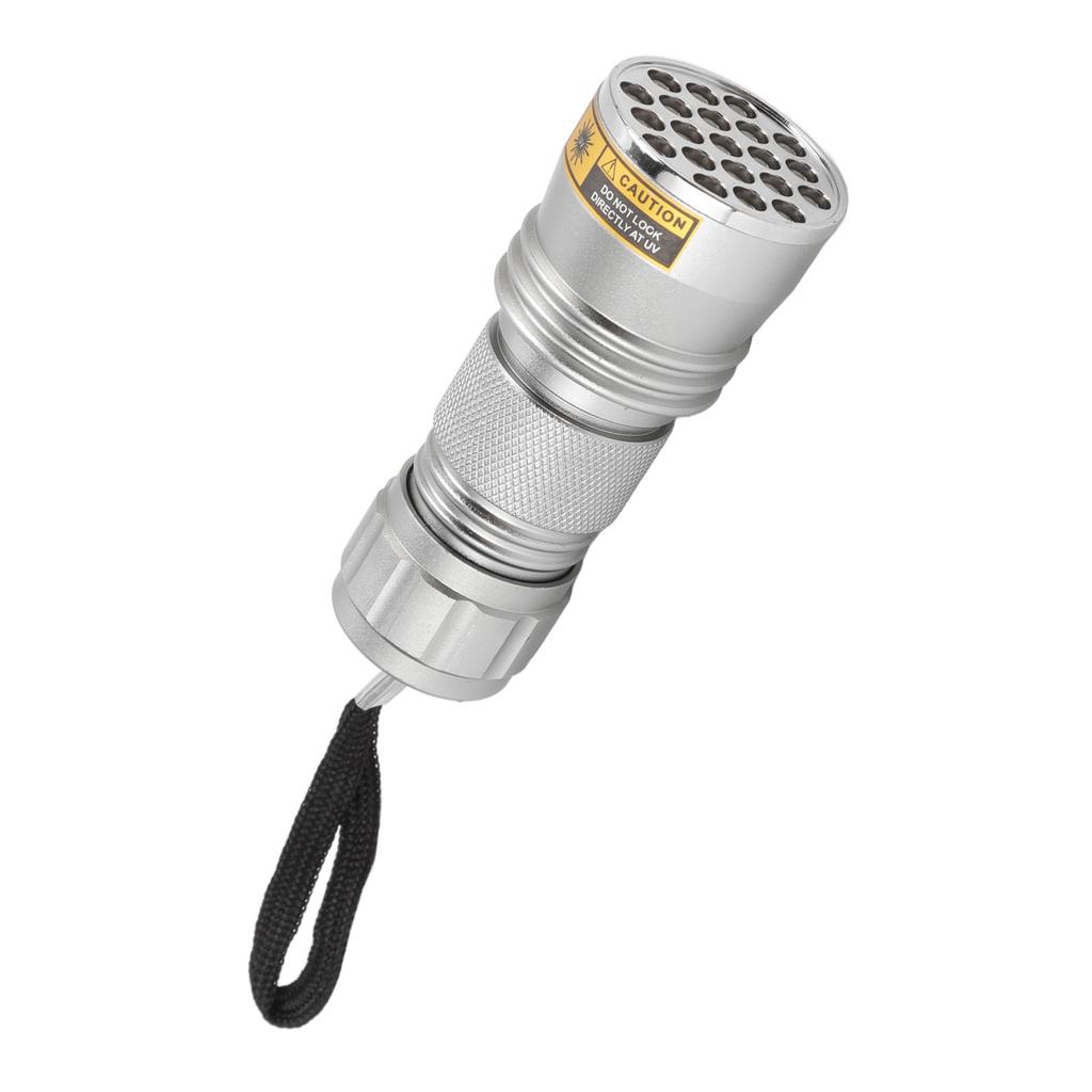 UV Black Light Flashlight 21 LED 395nm Ultraviolet Flashlight for Fluorescent Agents Anti Counterfeiting Codes
