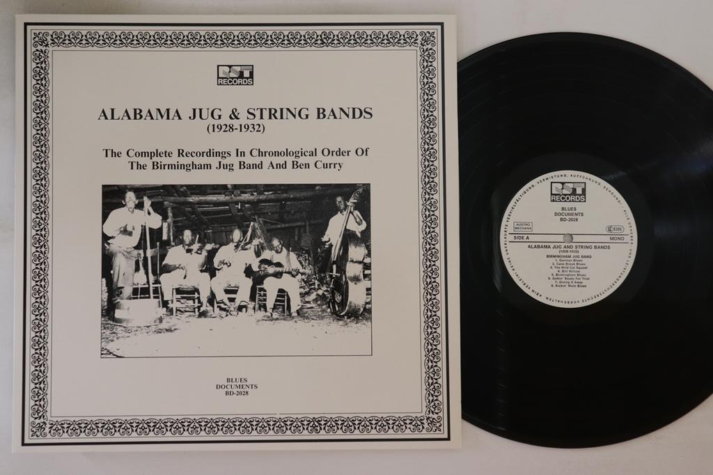 LP Record VARIOUS - Alabama Jug And String Bands (1928- BD2028 RST 1988 Austria Blues Used