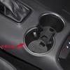 RUIQ Toyota New Harrier 80 Series Dedicated Interior Drink Holder Cover Garnish Fiber Black (Carbon Specification)