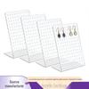 Acrylic Earring & Lip Stud Display Board with 120 Holes - Ear Cuff & Stud Photo Prop Shelf.