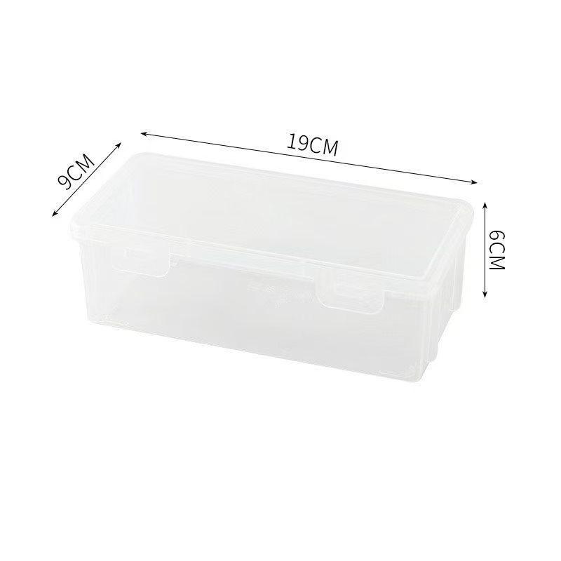 Transparent Large-capacity Pencil Case for Organizing Stationery Plastic Box Student Paint Box Stationery Case
