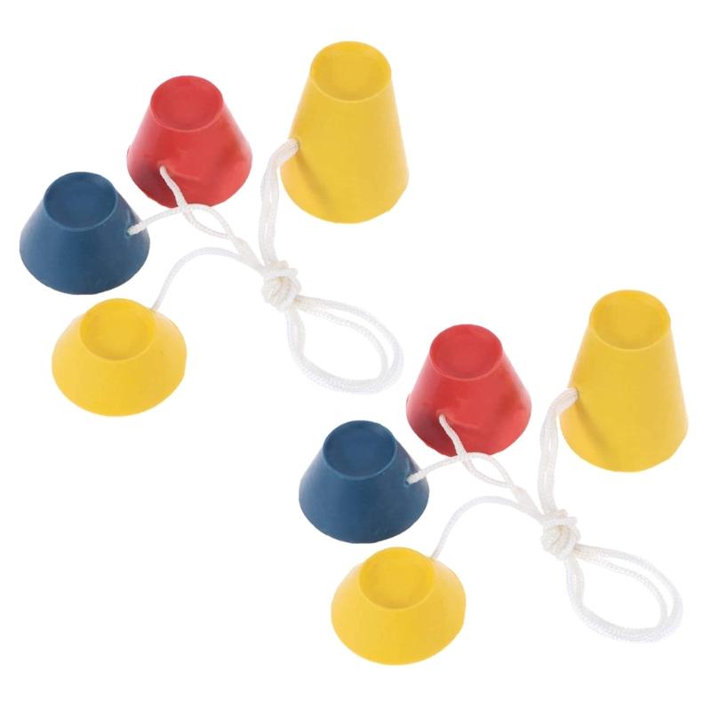 2er-Set Golf-Tees in verschiedenen Höhen, Winter-Gummi-Tees mit Seil für frostige Tage, Golf-Trainingsgerät, Golfzubehör