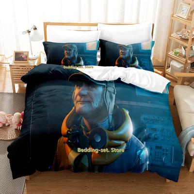 Neues Spiel Half-Life Alyx Bettwäscheset Einzelbett Twin Full Queen King Size Bettwäscheset Erwachsener Kind Schlafzimmer Dreiteilige Anzüge Anime Bett
