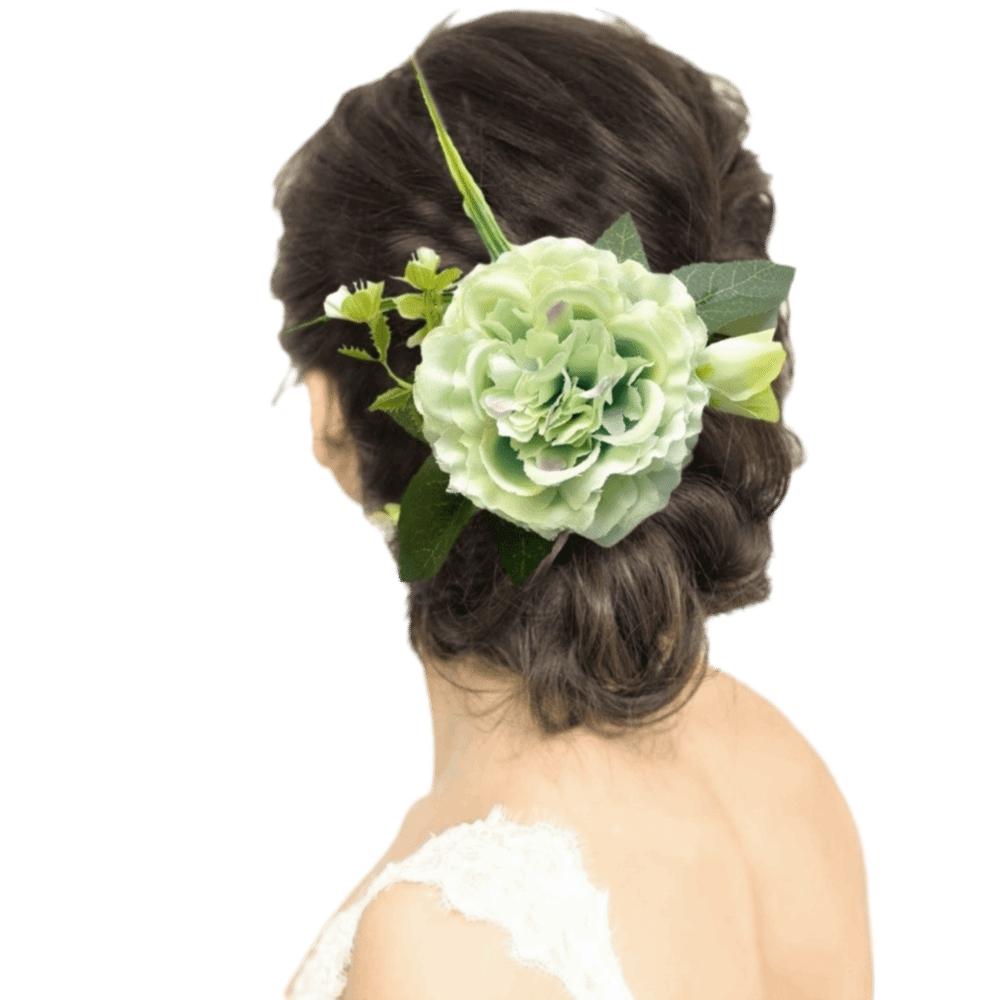 Bohemian Flower Hairpin Side Clip Wedding Bride Accessories Creative Flower Hair Comb  Female