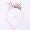 Bachelorette Party Bride To Be Bridal Shower Wedding  Veil Headband Shoulder Strap Banner Set Wedding Party Decoration Supplies
