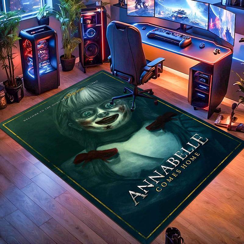 Darkness Unleashed: Annabelle's Creation carpet floor mats Doormat Room Dormitory decoration Bathroom mat