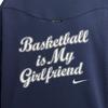 Men's Nike Sweatshirts Men's Marine Blue Crew Neck Moderate